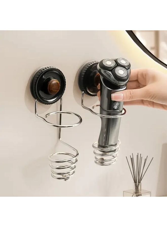 Wall Mounted Suction Cup Electric Shaver Holder Rack Style 01 Bathroom Storage Organizer - Image 1
